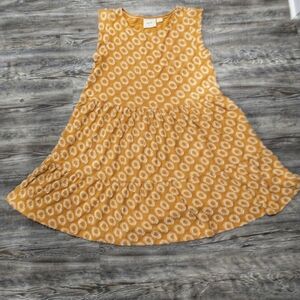 Maeve Golden Yellow Patterned Dress